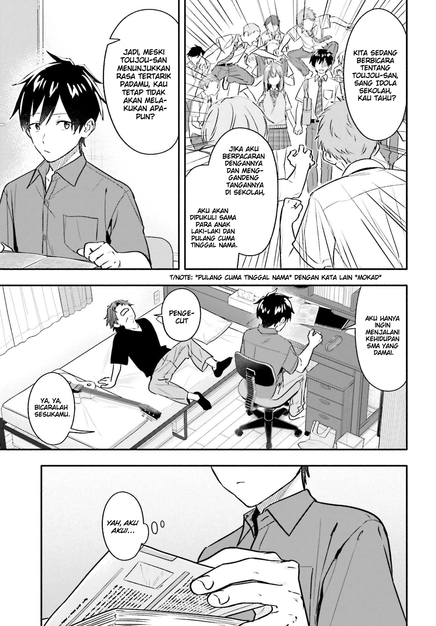 Kaji Daikou no Arbeit wo Hajimetara Gakuen Ichi no Bishoujo no Kazoku ni Kiniirarechaimashita. Chapter 8 - halaman 6