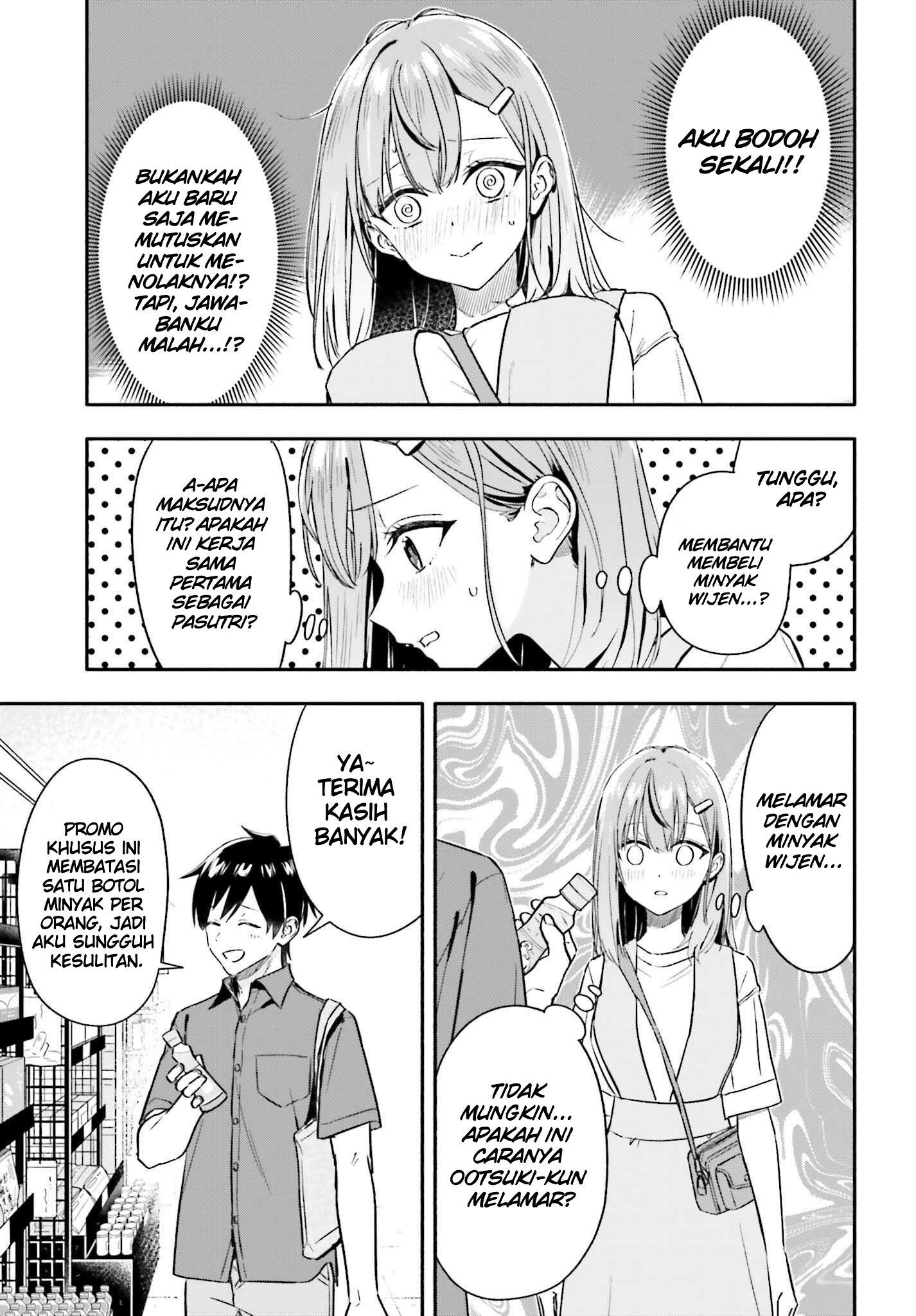 Kaji Daikou no Arbeit wo Hajimetara Gakuen Ichi no Bishoujo no Kazoku ni Kiniirarechaimashita. Chapter 9 - halaman 6