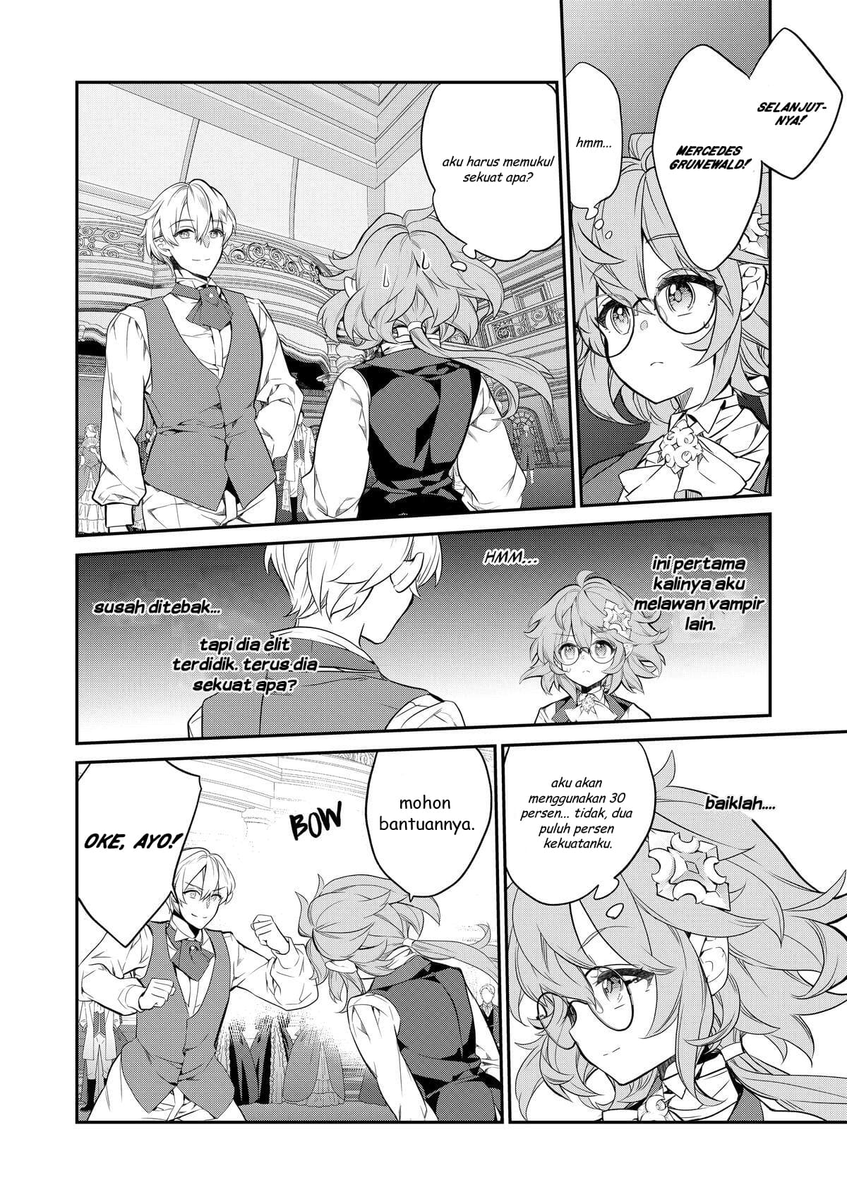 Kaketa Tsuki no Mercedes: Kyuuketsuki no Kizoku ni Tensei shita kedo Suteraresou nanode Dungeon wo Seiha suru @comic Chapter 12 - halaman 31