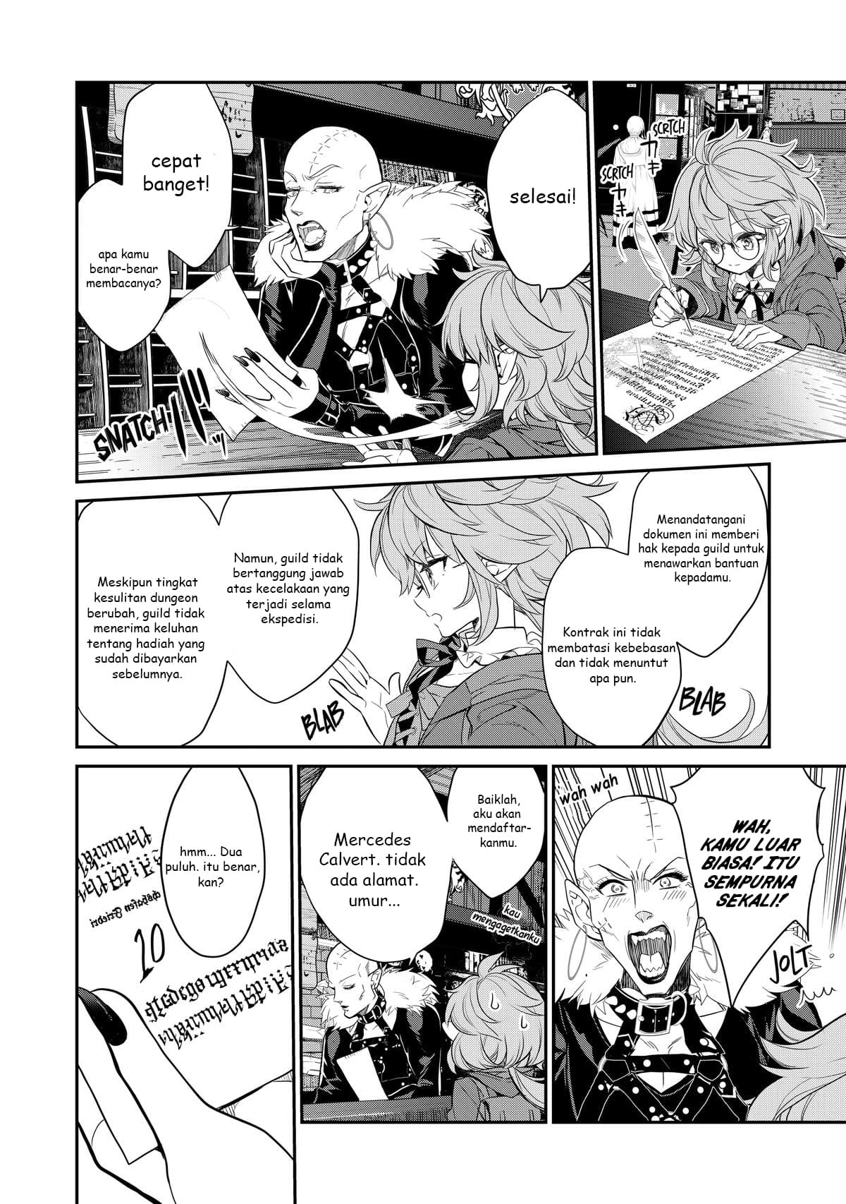 Kaketa Tsuki no Mercedes: Kyuuketsuki no Kizoku ni Tensei shita kedo Suteraresou nanode Dungeon wo Seiha suru @comic Chapter 3 - halaman 25