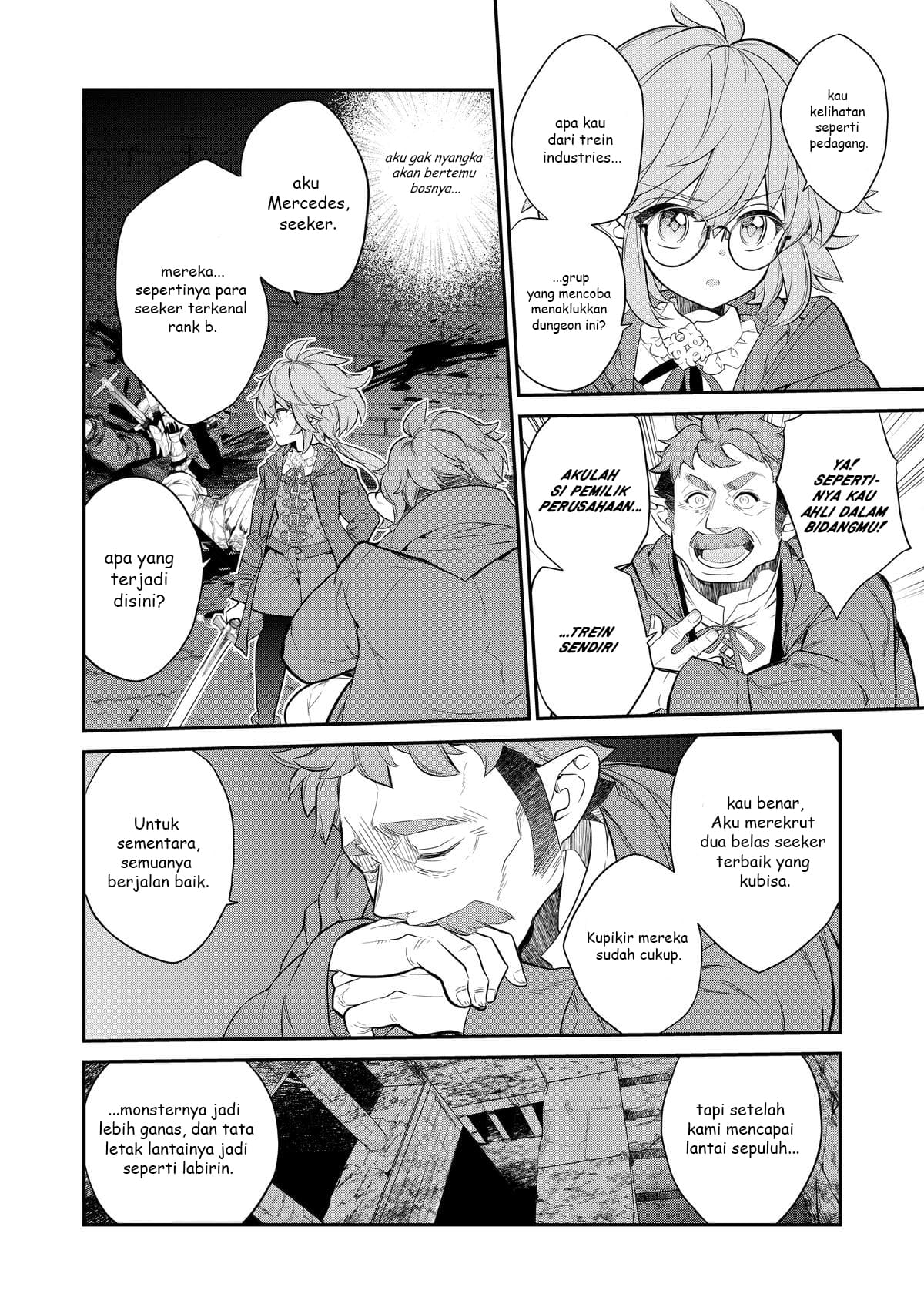 Kaketa Tsuki no Mercedes: Kyuuketsuki no Kizoku ni Tensei shita kedo Suteraresou nanode Dungeon wo Seiha suru @comic Chapter 5 - halaman 35