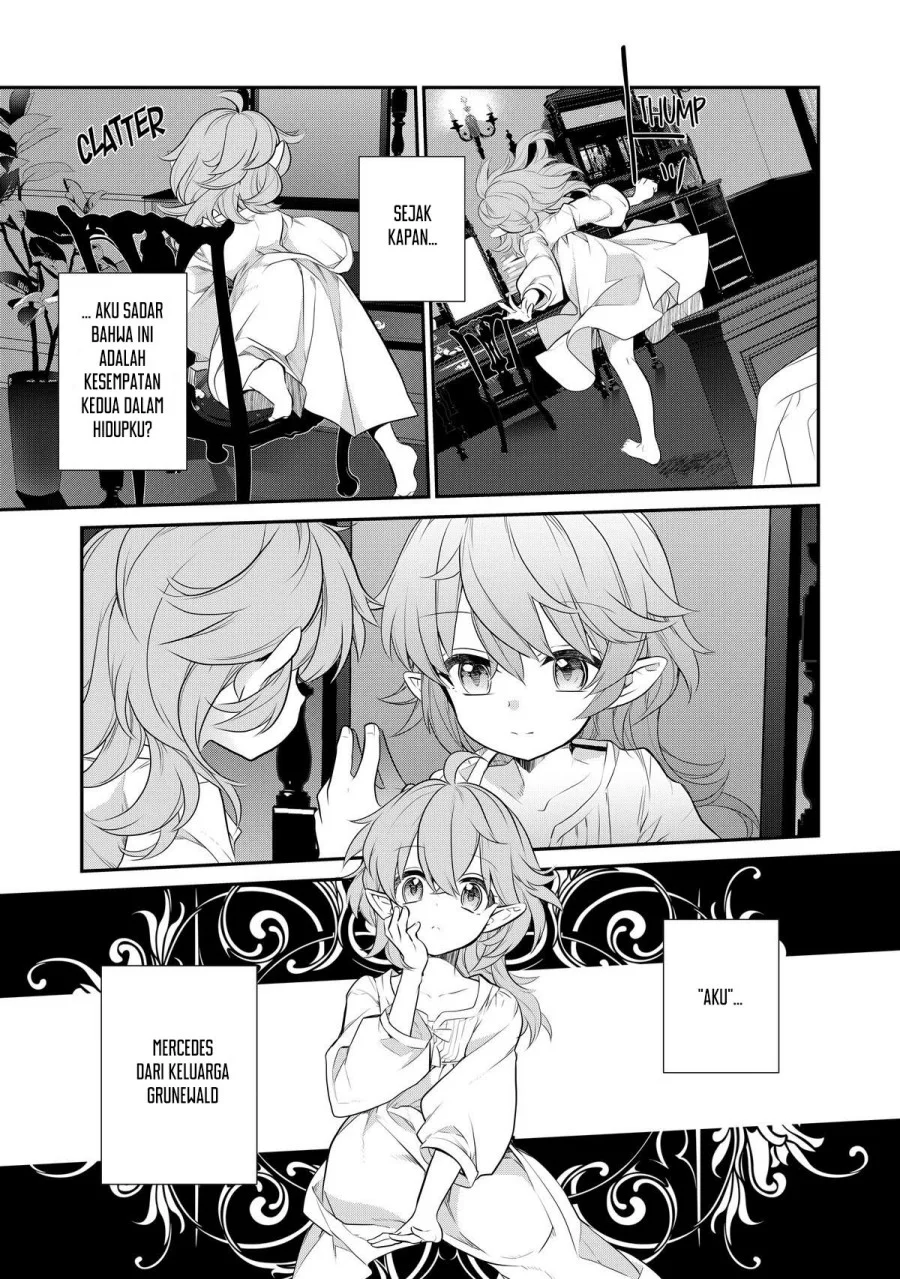 Kaketa Tsuki no Mercedes ~Kyuuketsuki no Kizoku ni Tensei Shitakedo Sute Rare Sounanode Dungeon o Seiha Suru~ Chapter 1 - halaman 7