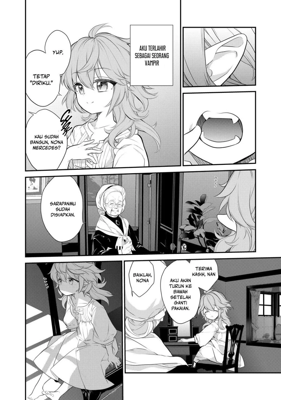 Kaketa Tsuki no Mercedes ~Kyuuketsuki no Kizoku ni Tensei Shitakedo Sute Rare Sounanode Dungeon o Seiha Suru~ Chapter 1 - halaman 8