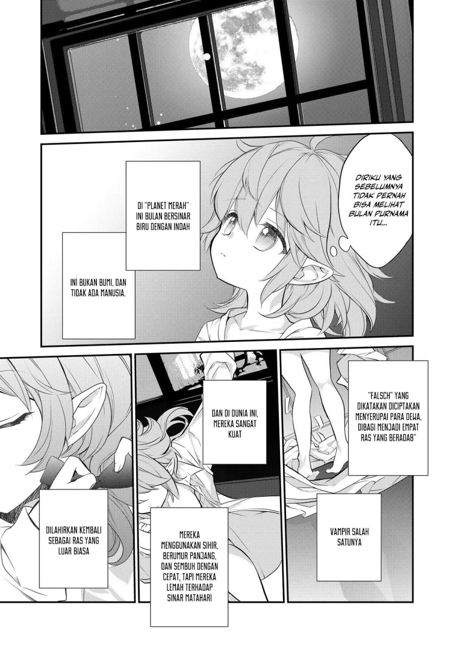 Kaketa Tsuki no Mercedes ~Kyuuketsuki no Kizoku ni Tensei Shitakedo Sute Rare Sounanode Dungeon o Seiha Suru~ Chapter 1 - halaman 9