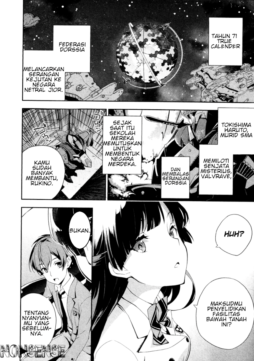 Kakumeiki Valvrave: Ryuusei no Valkyrie Chapter 1 - halaman 7