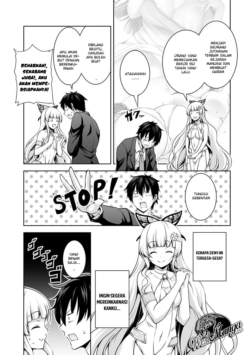 Kami no Techigai de Shindara Cheat Gun-zumi de Isekai ni Hourikomaremashita Chapter 1 - halaman 14