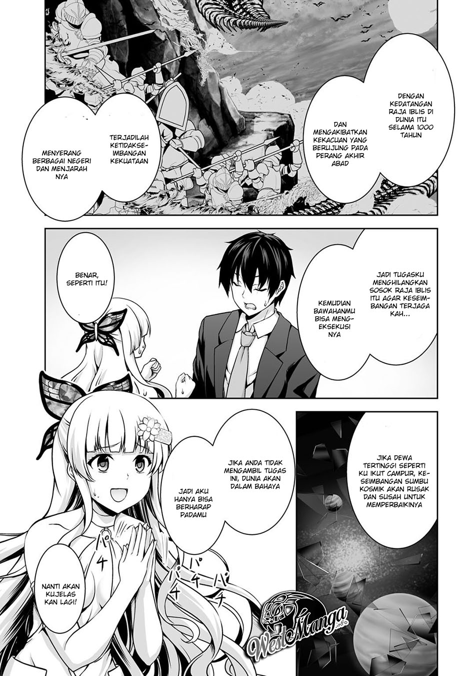 Kami no Techigai de Shindara Cheat Gun-zumi de Isekai ni Hourikomaremashita Chapter 1 - halaman 16