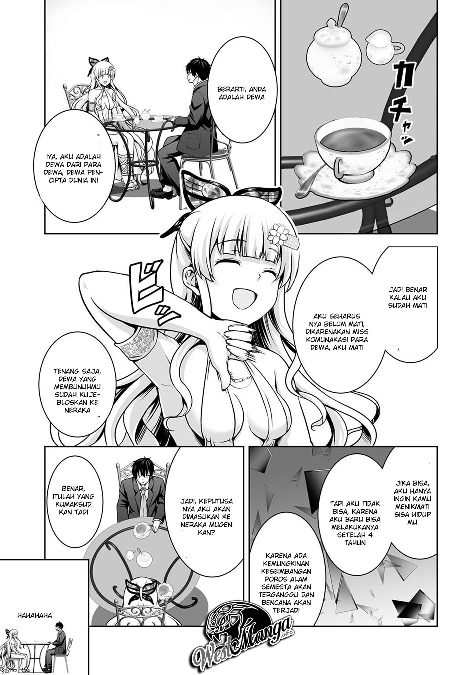 Kami no Techigai de Shindara Cheat Gun-zumi de Isekai ni Hourikomaremashita Chapter 1 - halaman 9