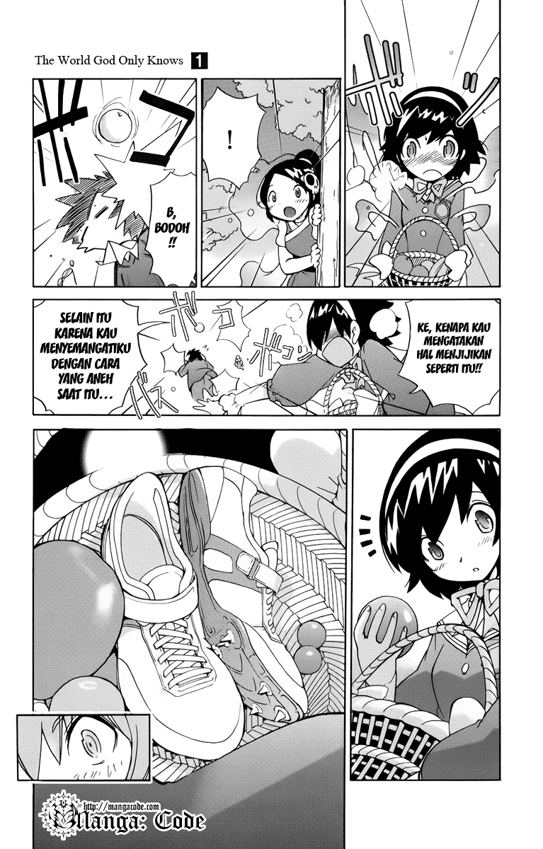 Kami nomi zo Shiru Sekai Chapter 1 - halaman 55