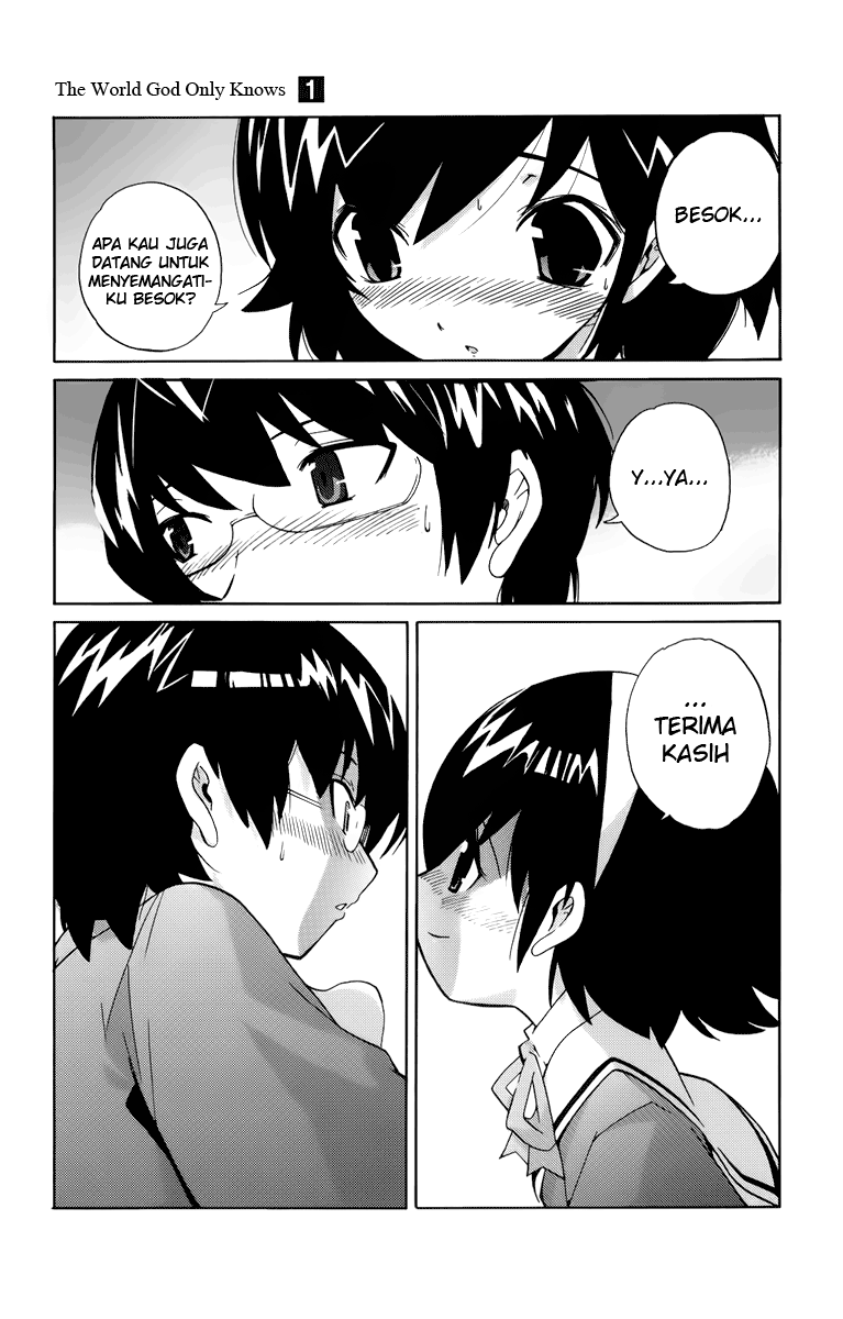 Kami nomi zo Shiru Sekai Chapter 1 - halaman 57