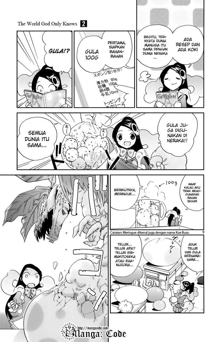 Kami nomi zo Shiru Sekai Chapter 11 - halaman 10
