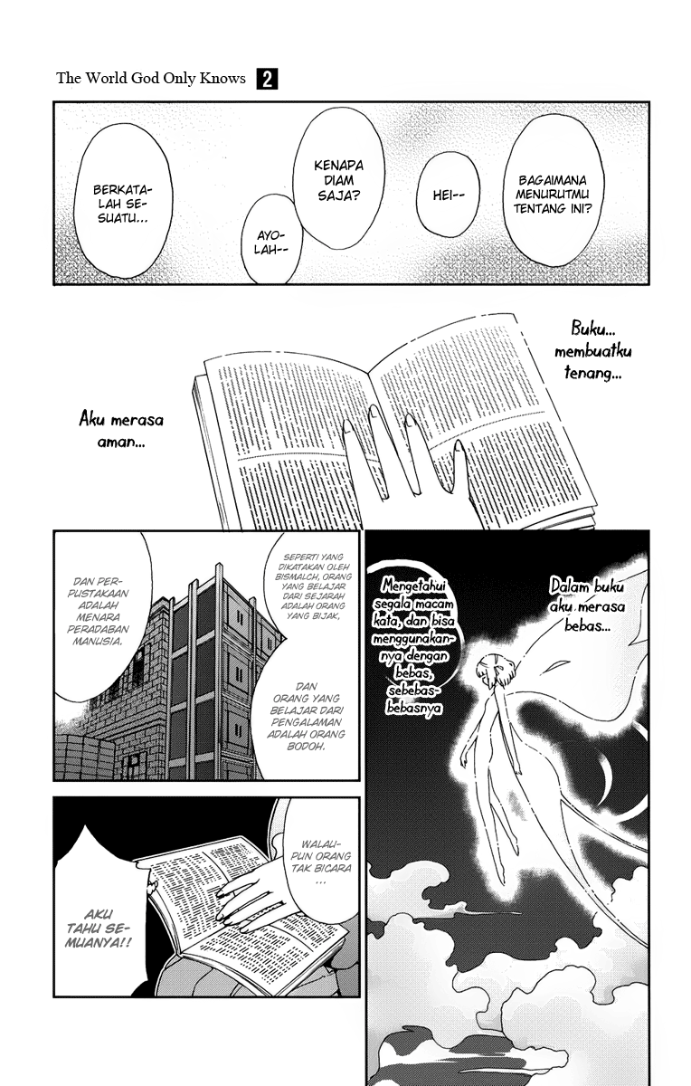Kami nomi zo Shiru Sekai Chapter 14 - halaman 18