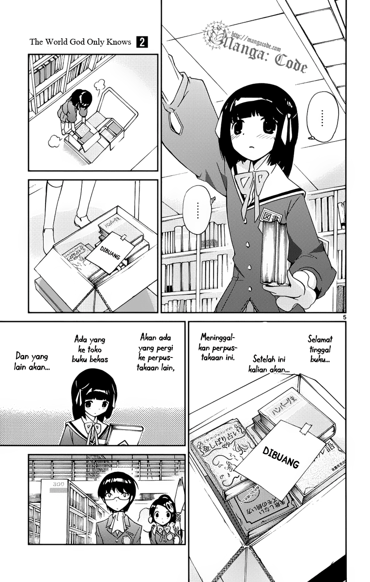 Kami nomi zo Shiru Sekai Chapter 14 - halaman 6