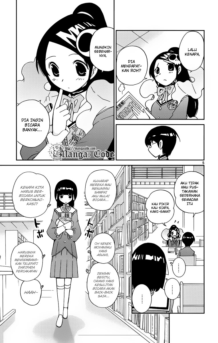 Kami nomi zo Shiru Sekai Chapter 15 - halaman 6