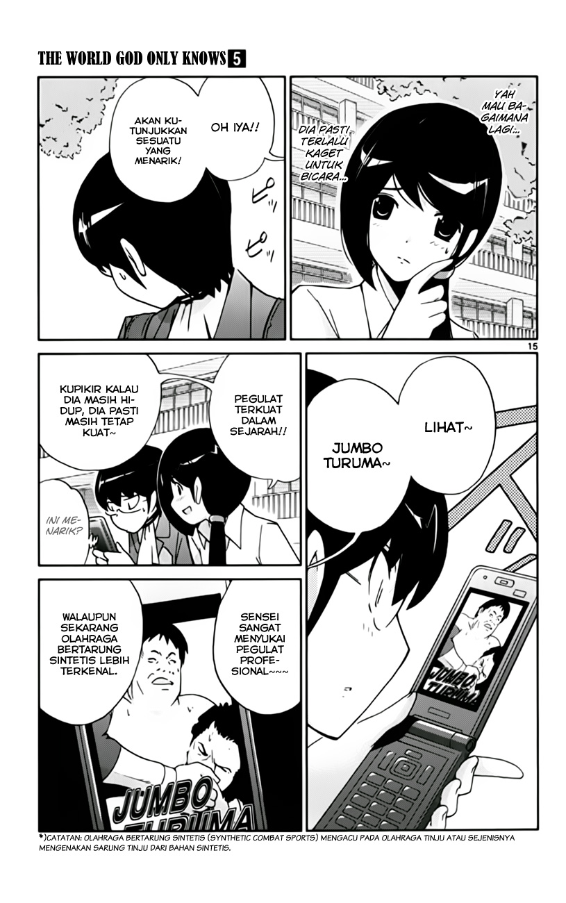 Kami nomi zo Shiru Sekai Chapter 37 - halaman 19