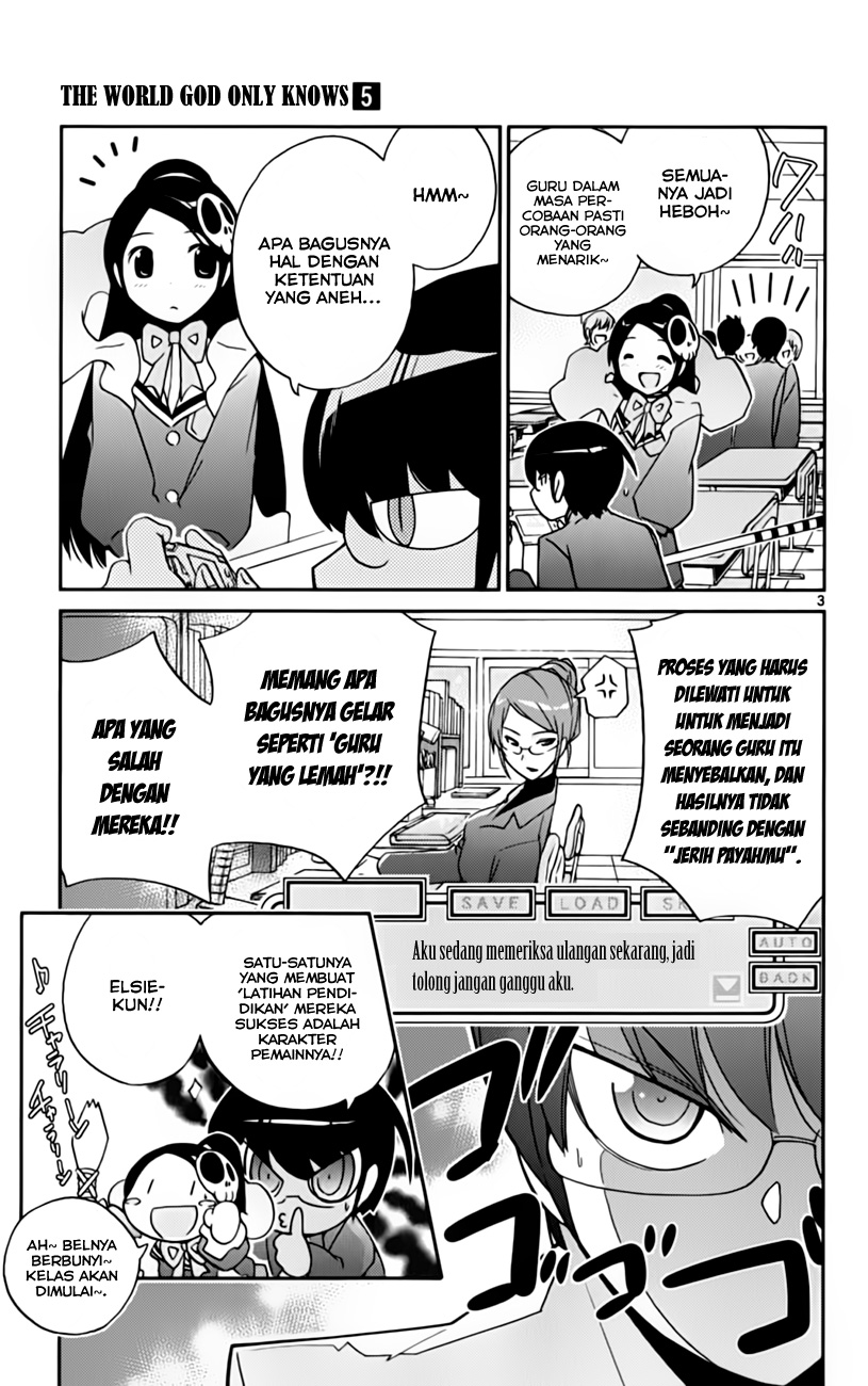 Kami nomi zo Shiru Sekai Chapter 37 - halaman 7