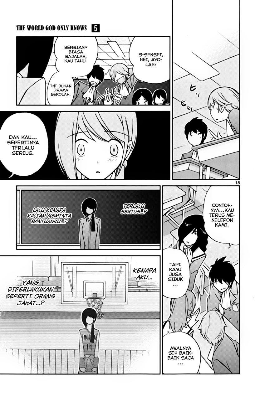 Kami nomi zo Shiru Sekai Chapter 40 - halaman 20