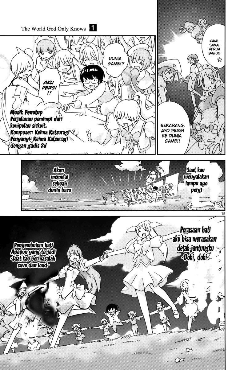 Kami nomi zo Shiru Sekai Chapter 6 - halaman 17