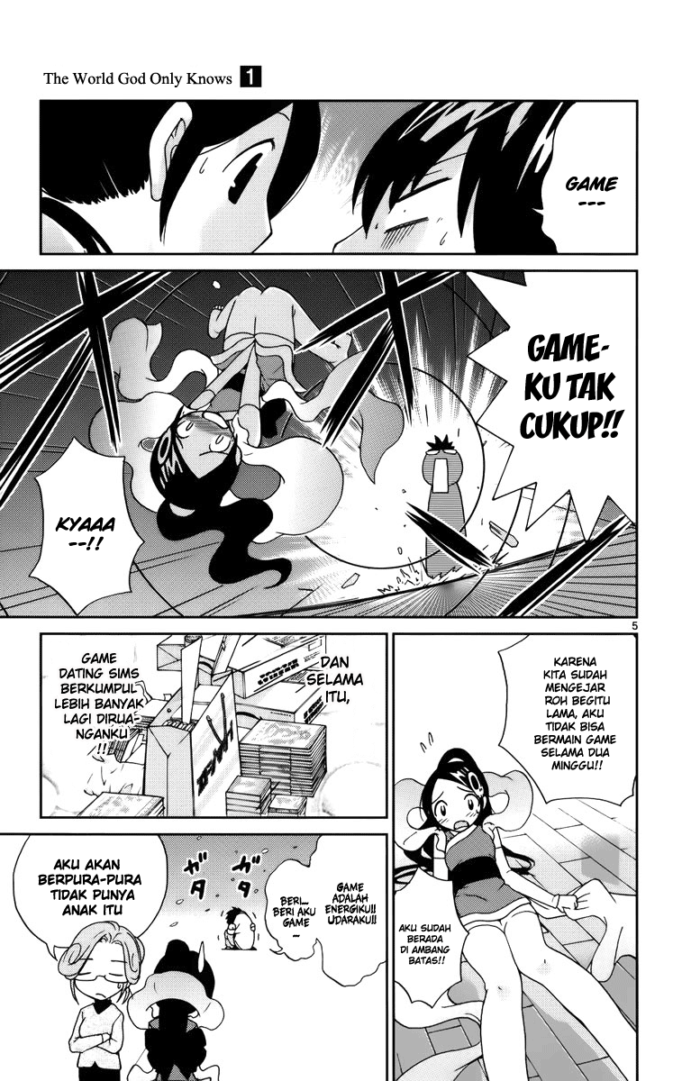 Kami nomi zo Shiru Sekai Chapter 6 - halaman 7