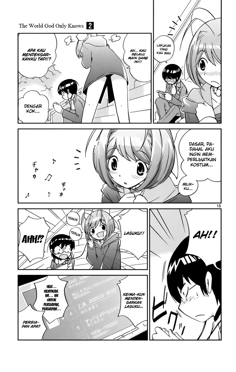 Kami nomi zo Shiru Sekai Chapter 9 - halaman 16