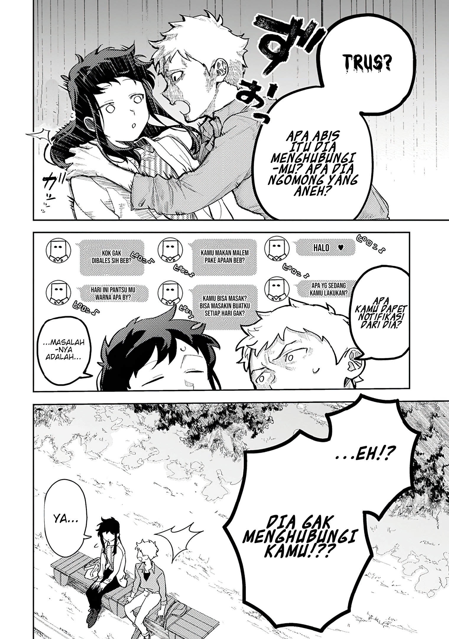 Kamibukuro-kun wa Koishiteru Chapter 4 - halaman 8