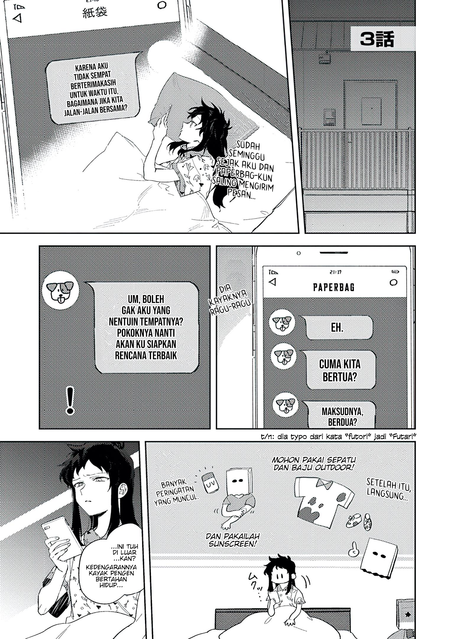 Kamibukuro-kun wa Koishiteru Chapter 5 - halaman 3