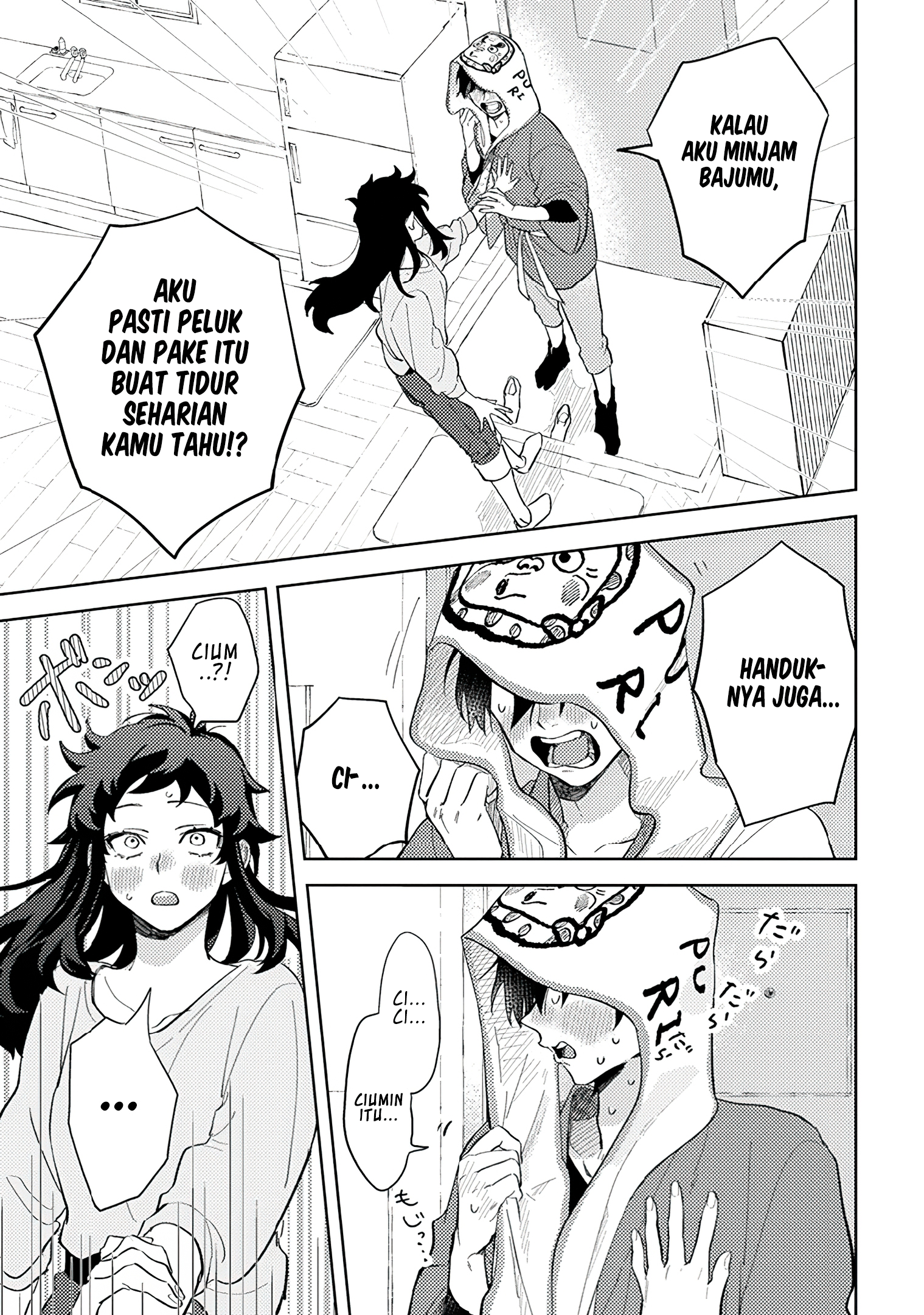 Kamibukuro-kun wa Koishiteru Chapter 7 - halaman 17