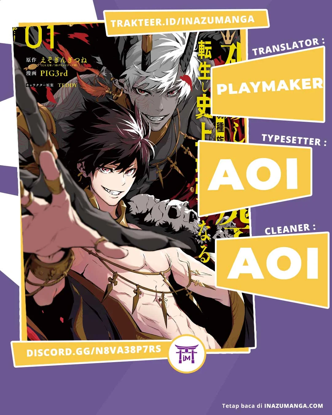 Kamigoroshi no Maou Saijyaku Shuzoku ni Tensei shi Shijyou Saikyou ni naru Chapter 4 - halaman 1