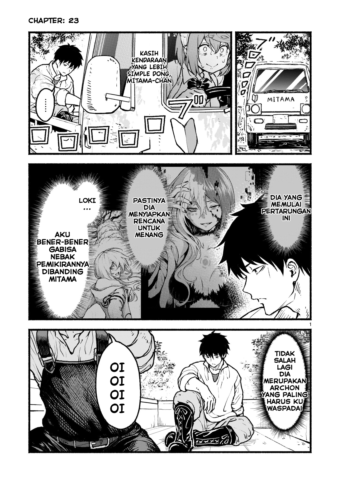 Kaminaki Sekai no Kamisama Katsudou Chapter 23 - halaman 1