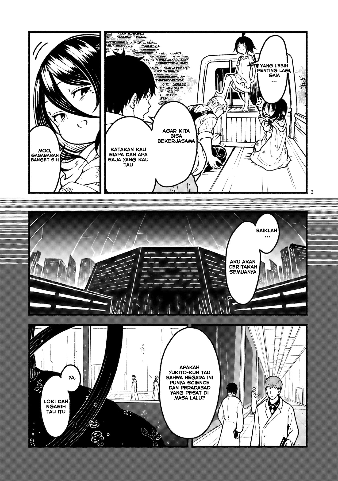 Kaminaki Sekai no Kamisama Katsudou Chapter 23 - halaman 3
