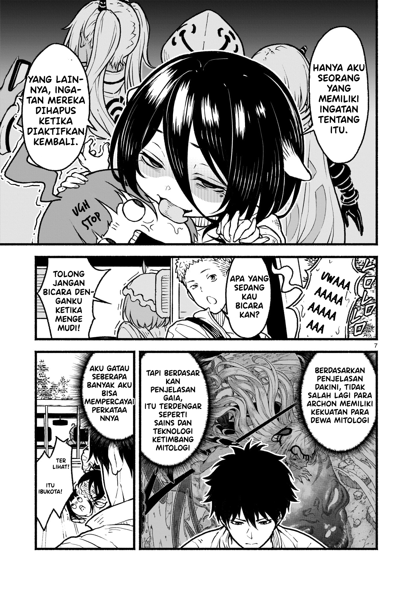 Kaminaki Sekai no Kamisama Katsudou Chapter 23 - halaman 7