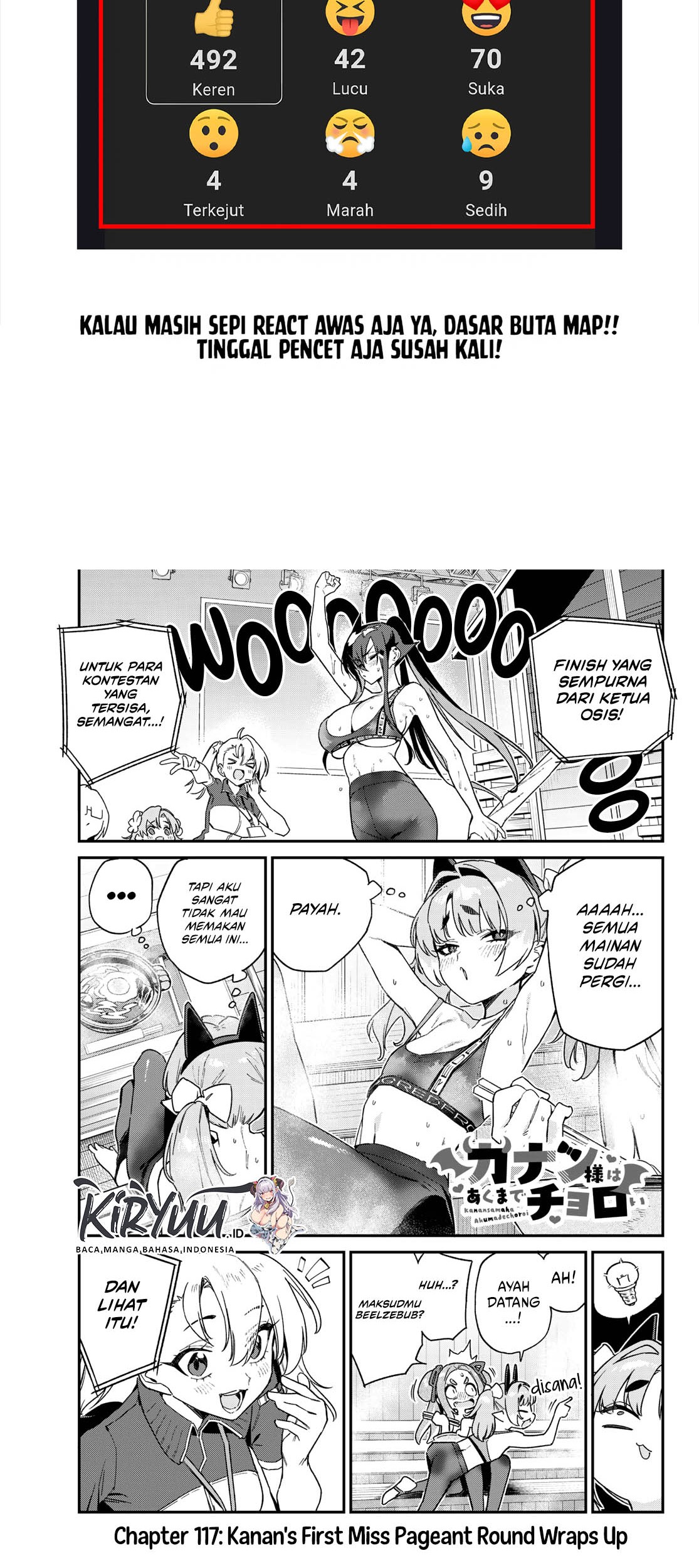 Kanan-sama wa Akumade Choroi Chapter 117 - halaman 3