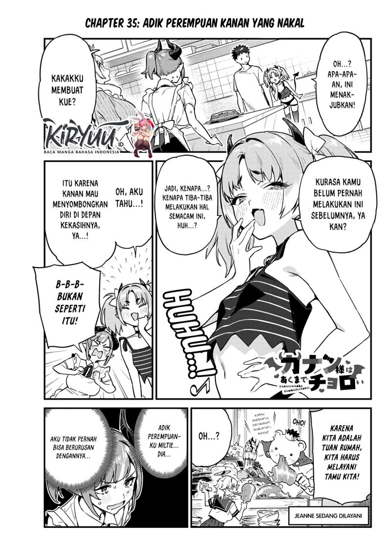 Kanan-sama wa Akumade Choroi Chapter 35 - halaman 2