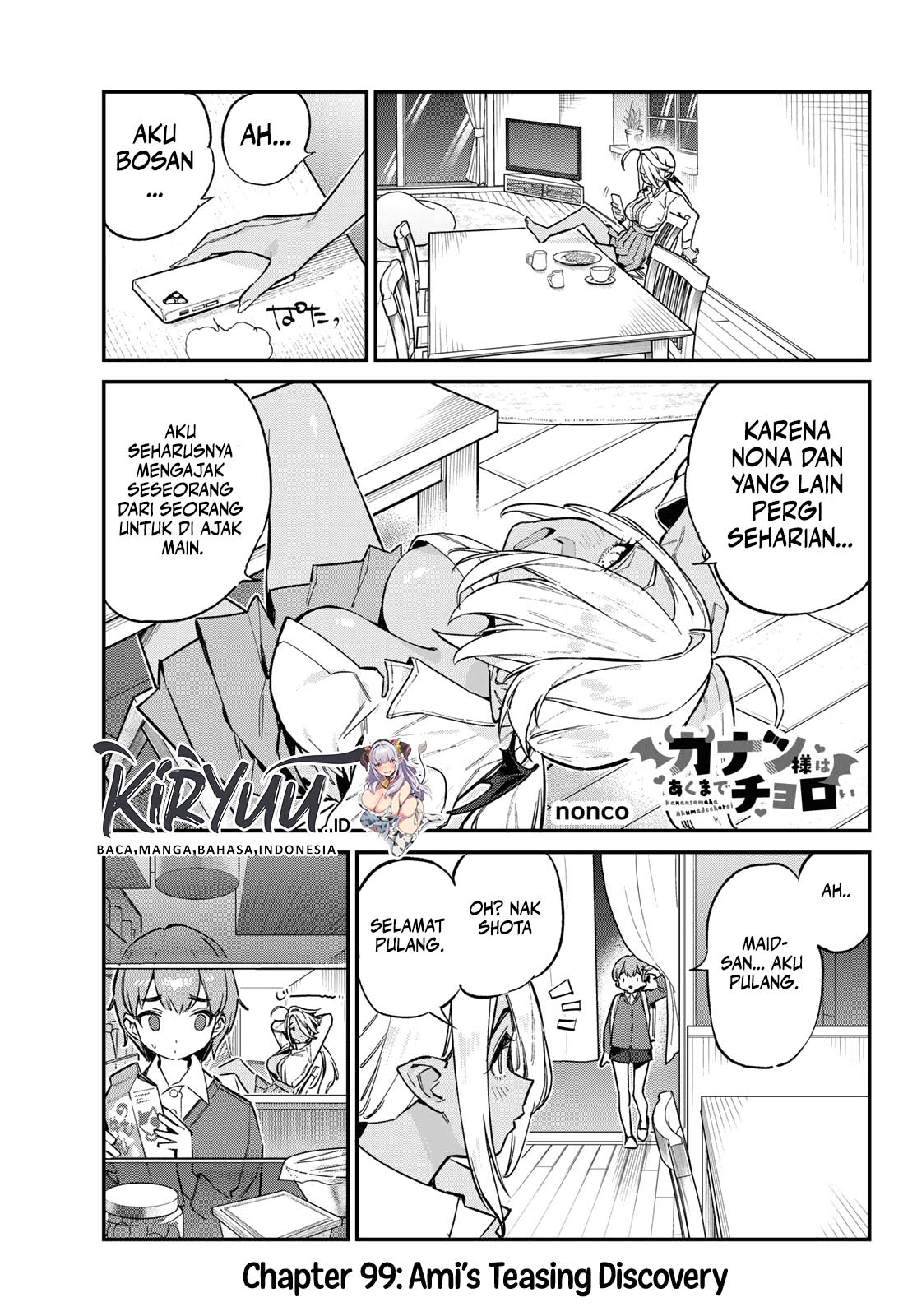 Kanan-sama wa Akumade Choroi Chapter 99 - halaman 2