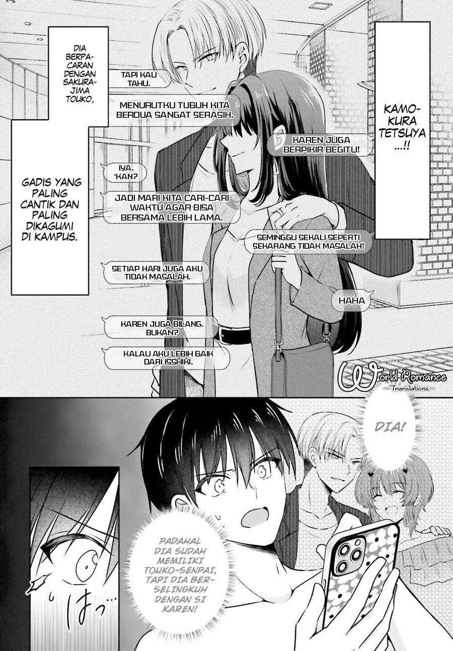 Kanojo ga Senpai ni NTR-reta node, Senpai no Kanojo wo NTR-masu Chapter 1 - halaman 9