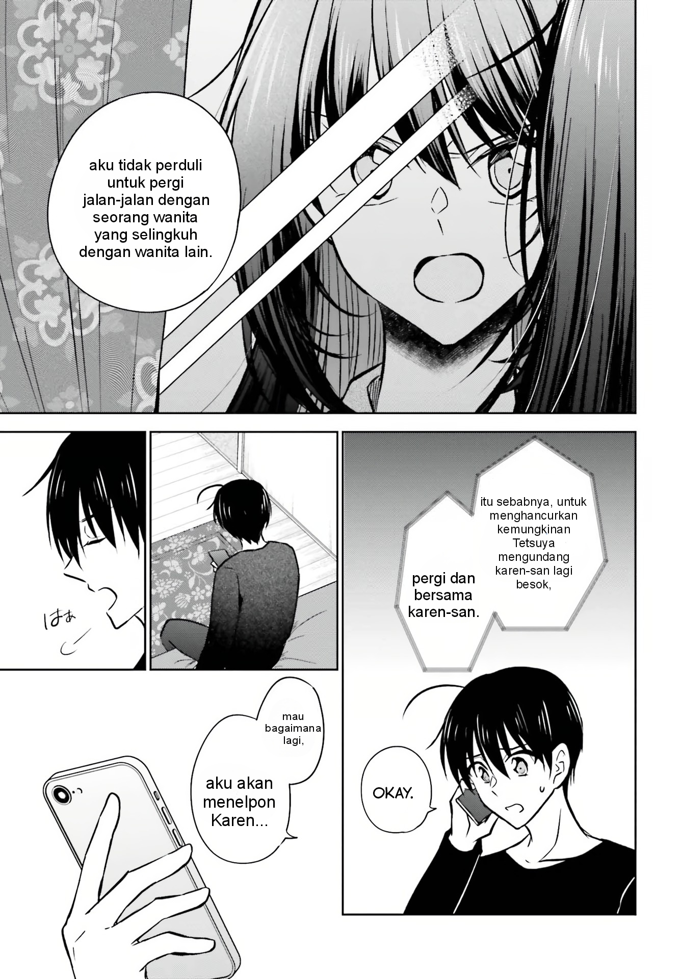 Kanojo ga Senpai ni NTR-reta node, Senpai no Kanojo wo NTR-masu Chapter 8 - halaman 27