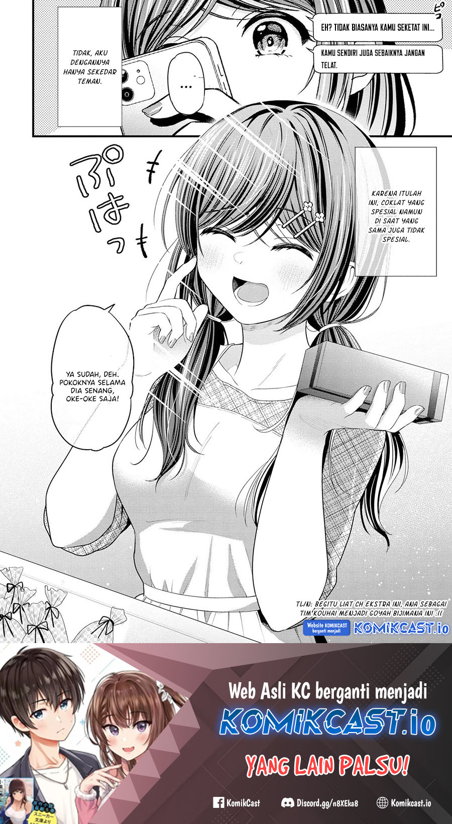 Kanojo ni Uwaki Sareteita Ore ga, Koakuma na Kouhai ni Natsukareteimasu Chapter 15.5 - halaman 3