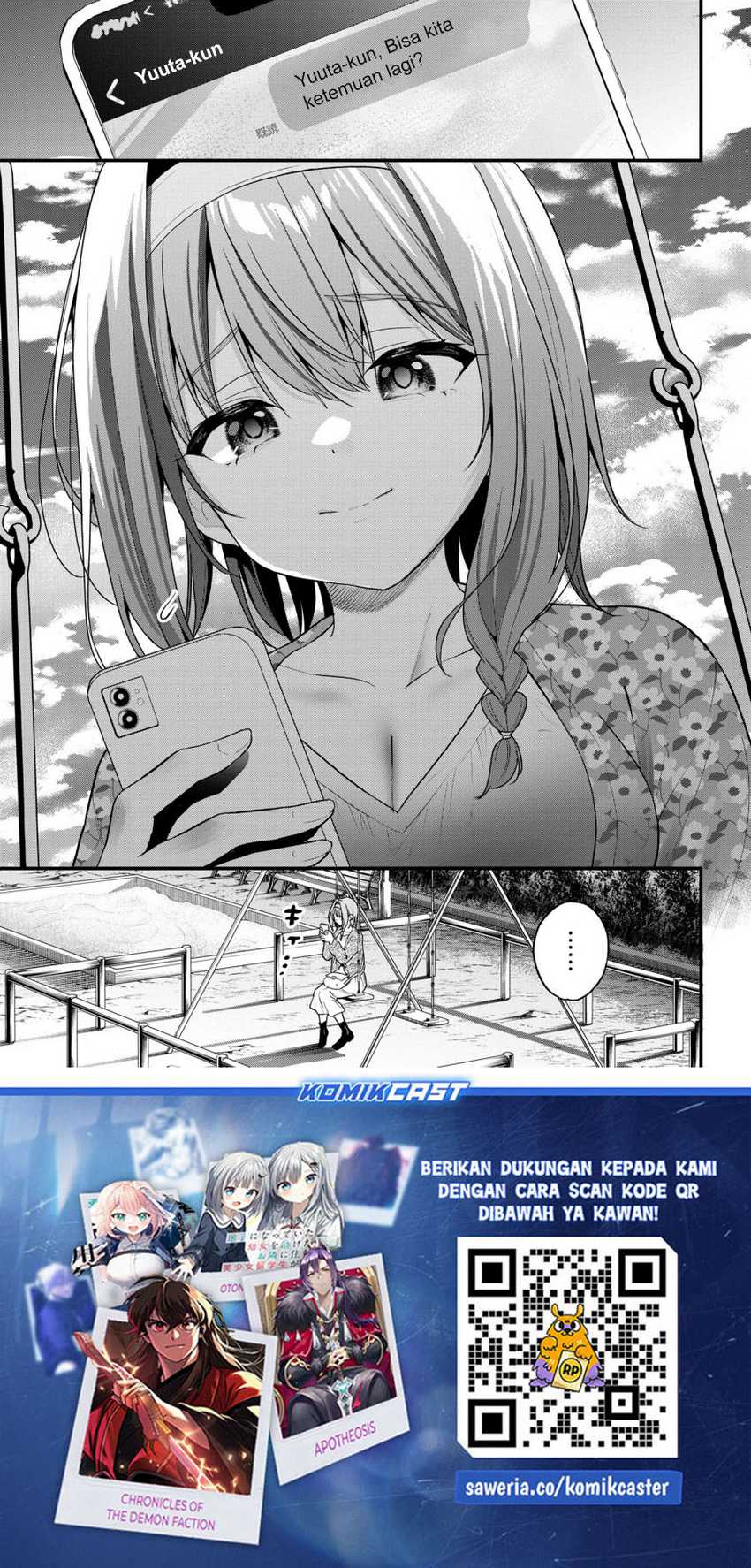 Kanojo ni Uwaki Sareteita Ore ga, Koakuma na Kouhai ni Natsukareteimasu Chapter 24 - halaman 16