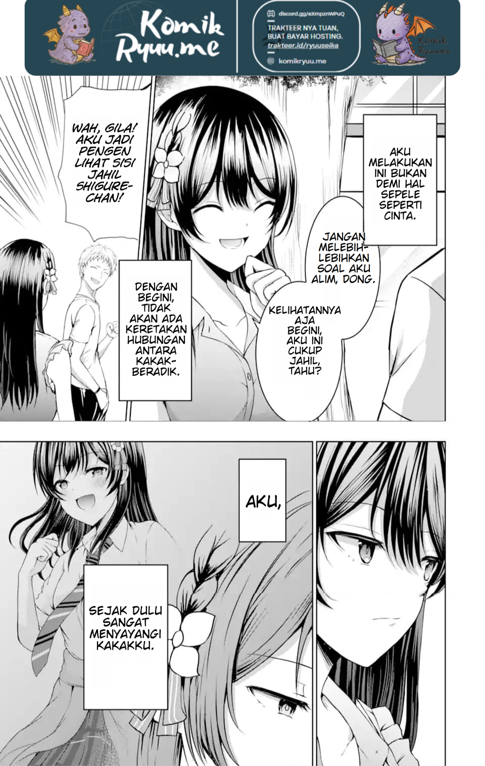 Kanojo no Imouto to Kiss wo Shita. Chapter 10.1 - halaman 9