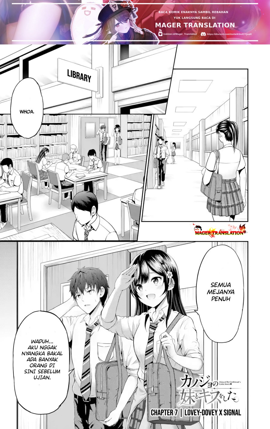 Kanojo no Imouto to Kisu wo Shita Chapter 7.1 - halaman 2