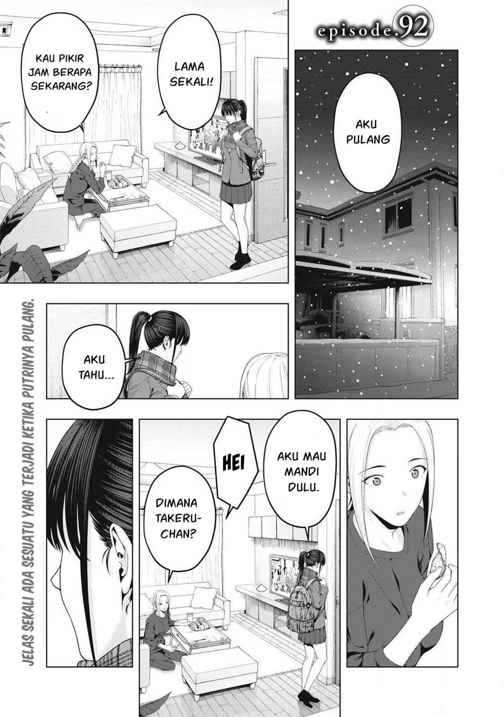 Kanojo no Tomodachi Chapter 92 - halaman 2