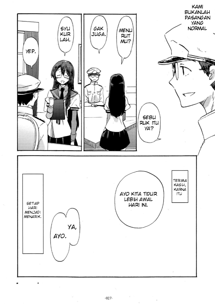 Kantai Collection -KanColle- Lovely Wife (Doujinshi) Chapter 2 - halaman 25