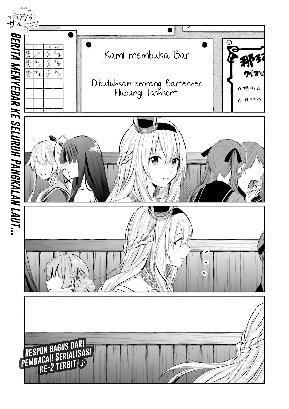 Kantai Collection -KanColle- Tonight, Another "Salute"! Chapter 2 - halaman 1
