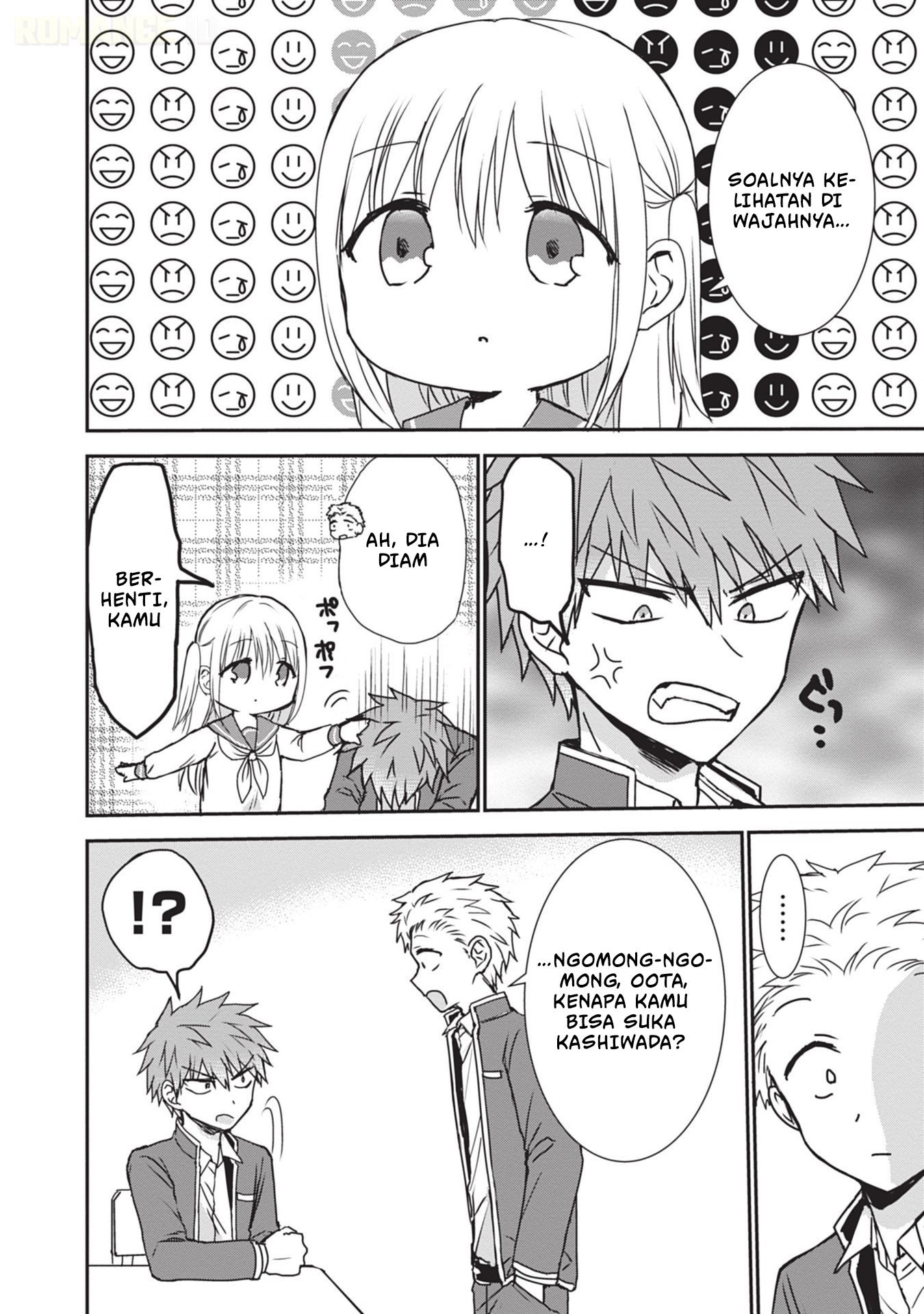 Kao ni Denai Kashiwada-san to Kao ni Deru Oota-kun Chapter 120 - halaman 3