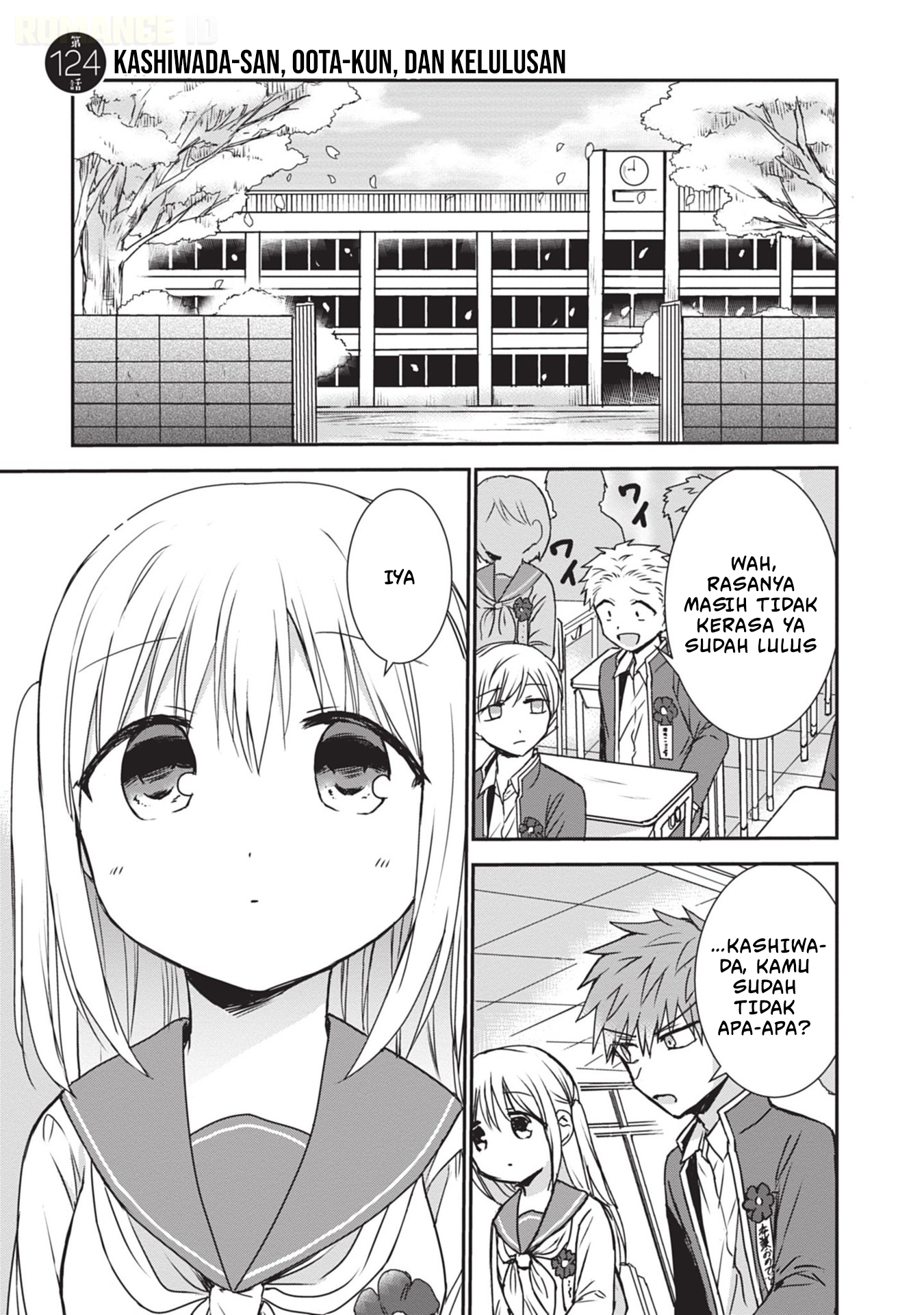 Kao ni Denai Kashiwada-san to Kao ni Deru Oota-kun Chapter 124 - halaman 2