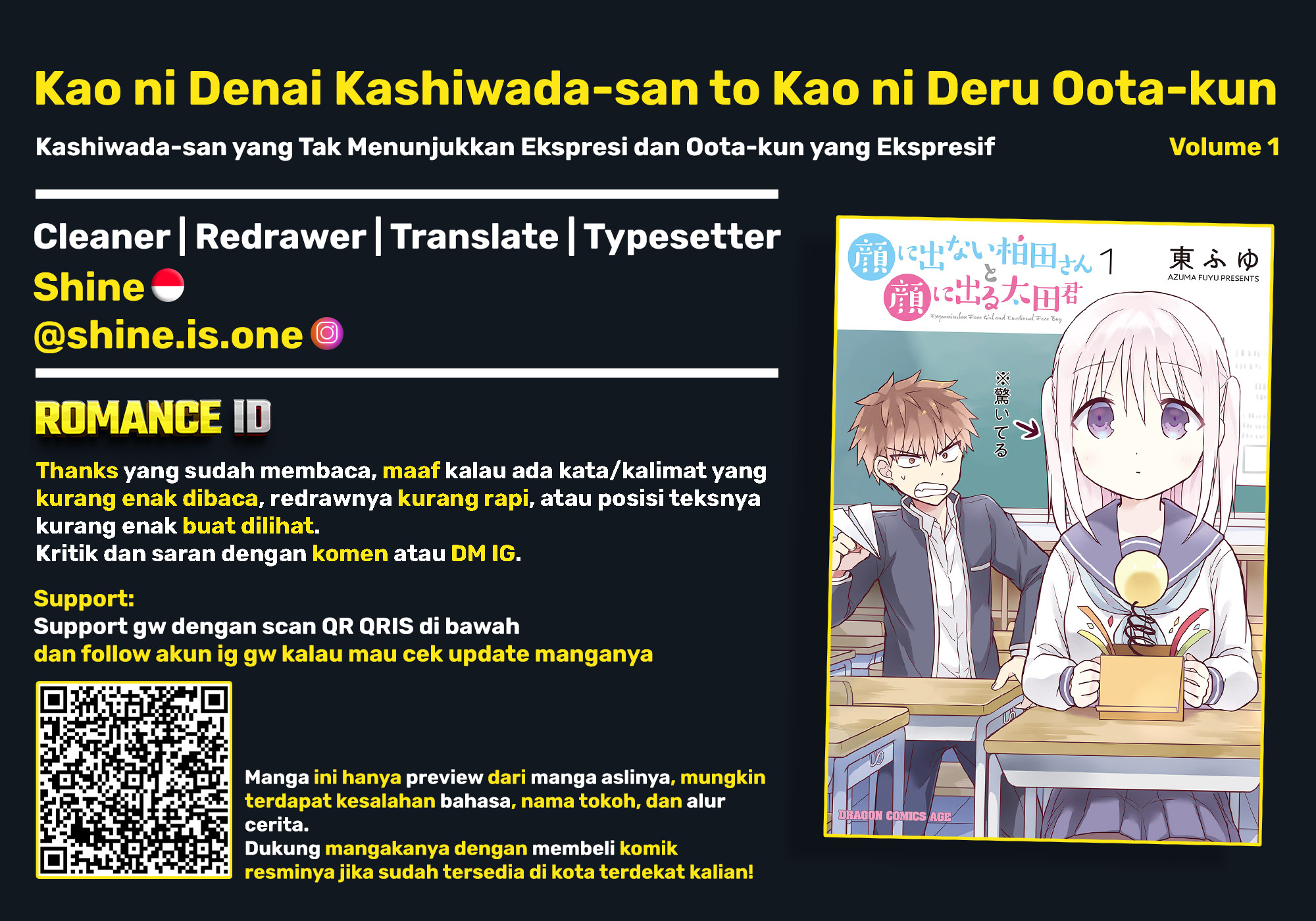 Kao ni Denai Kashiwada-san to Kao ni Deru Oota-kun Chapter 2 - halaman 10