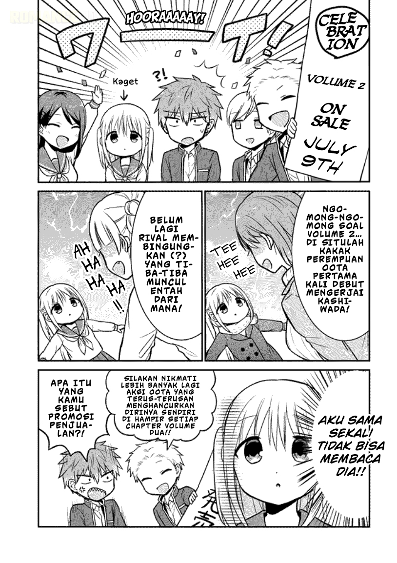 Kao ni Denai Kashiwada-san to Kao ni Deru Oota-kun Chapter 30.5 - halaman 2