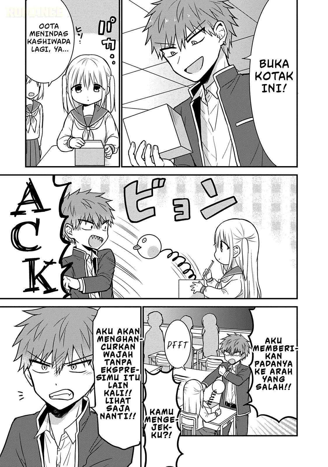 Kao ni Denai Kashiwada-san to Kao ni Deru Oota-kun Chapter 50.5 - halaman 12