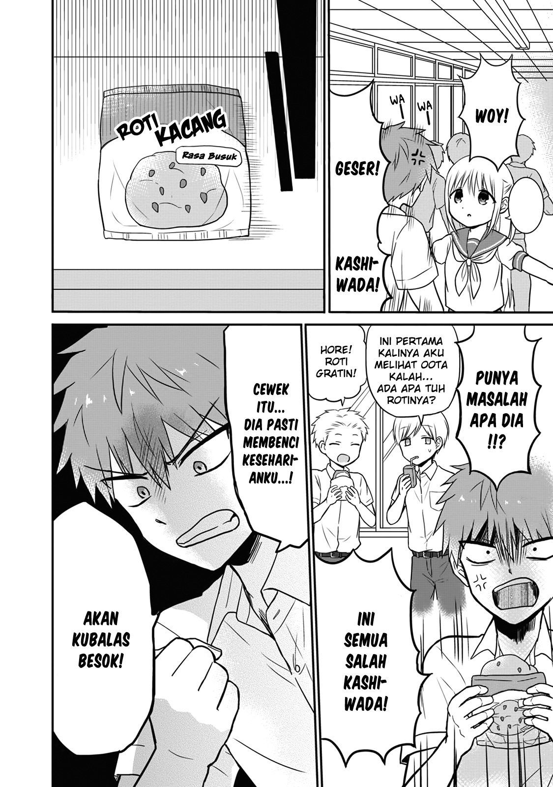 Kao ni Denai Kashiwada-san to Kao ni Deru Oota-kun Chapter 6 - halaman 4