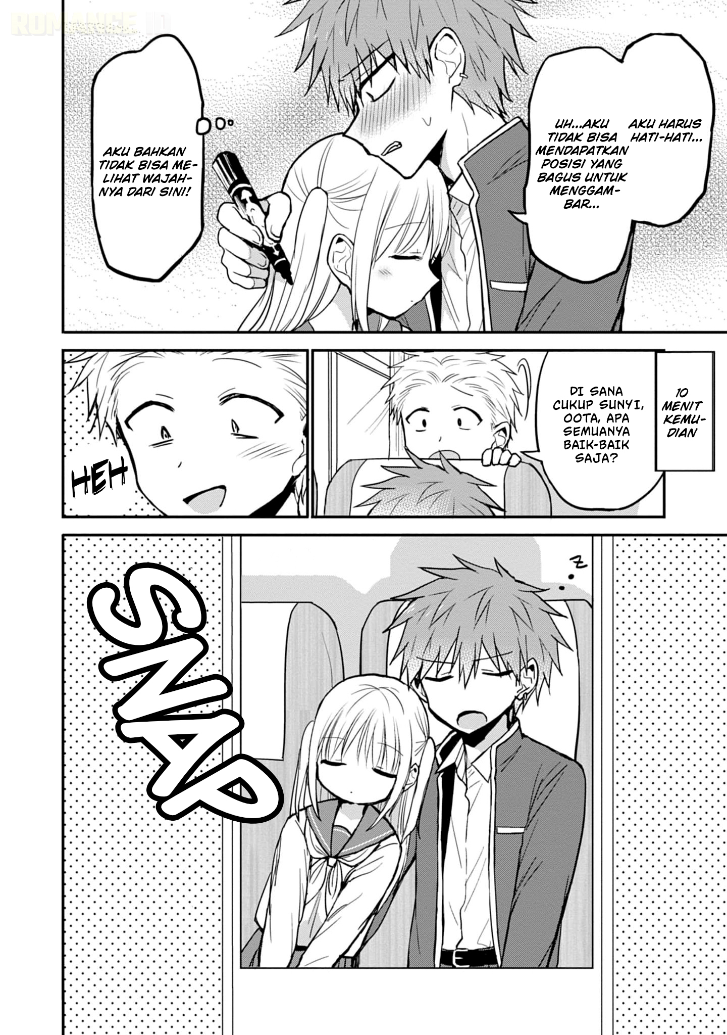 Kao ni Denai Kashiwada-san to Kao ni Deru Oota-kun Chapter 75 - halaman 9